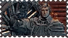 Alfred Hunter of Vilebloods from Bloodborne attacking with the Logarius' Wheel